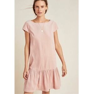 Anthropologie Pink Mini Dress